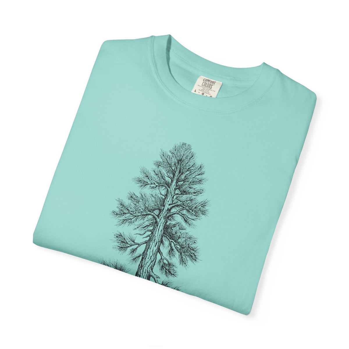 Ponderosa Pine T-Shirt - Pinus ponderosa Botanical Illustration