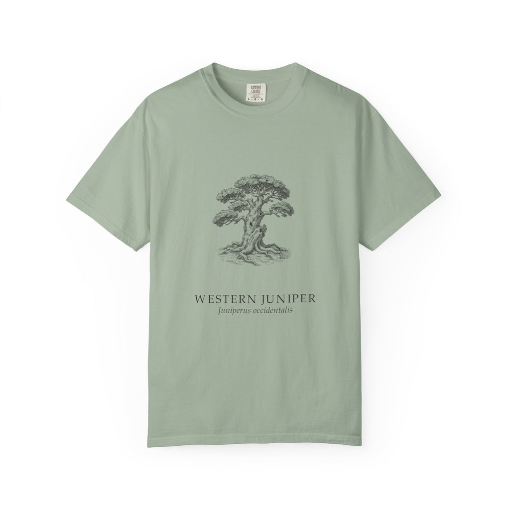Western Juniper T-Shirt - Juniperus occidentalis Botanical Illustration
