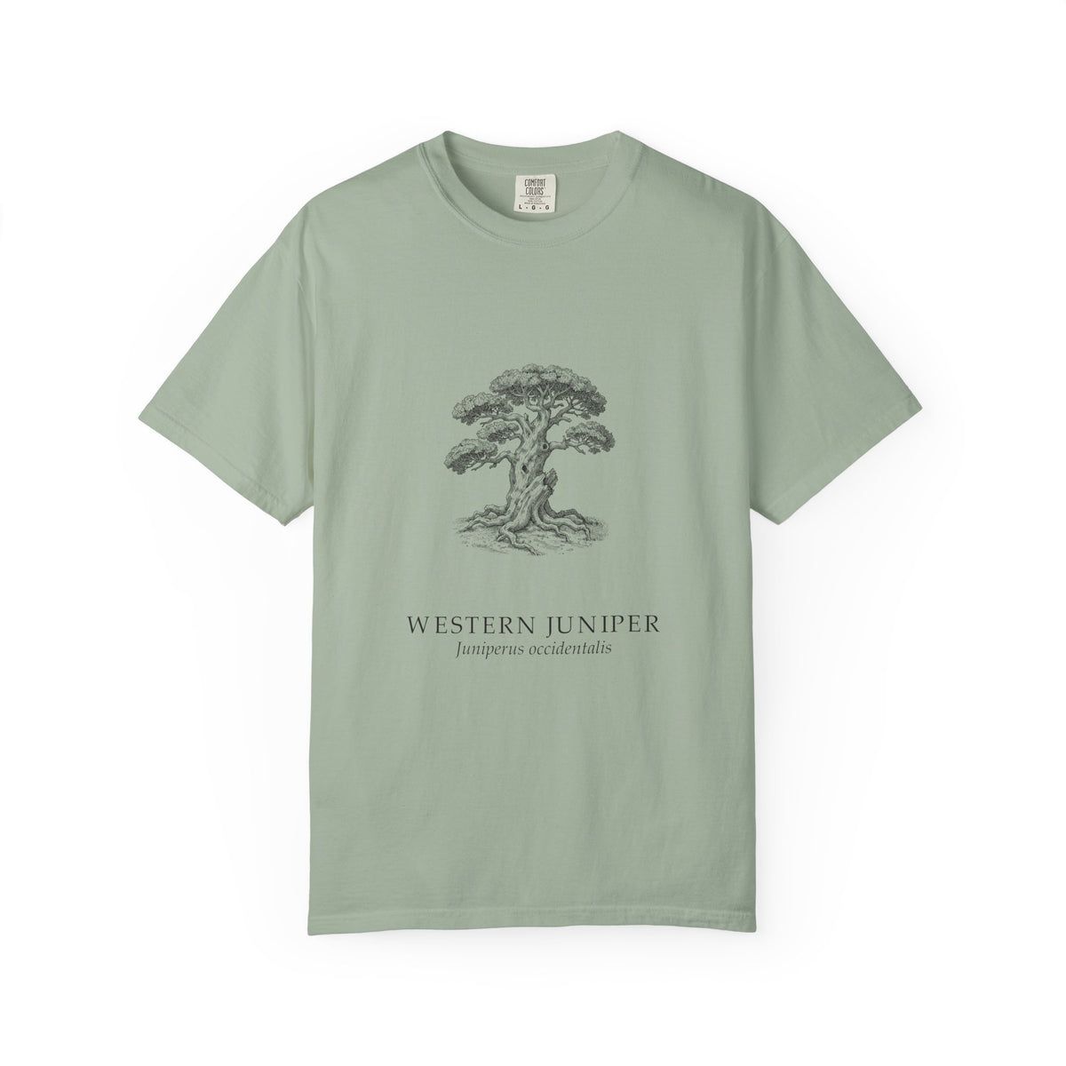 Western Juniper T-Shirt - Juniperus occidentalis Botanical Illustration