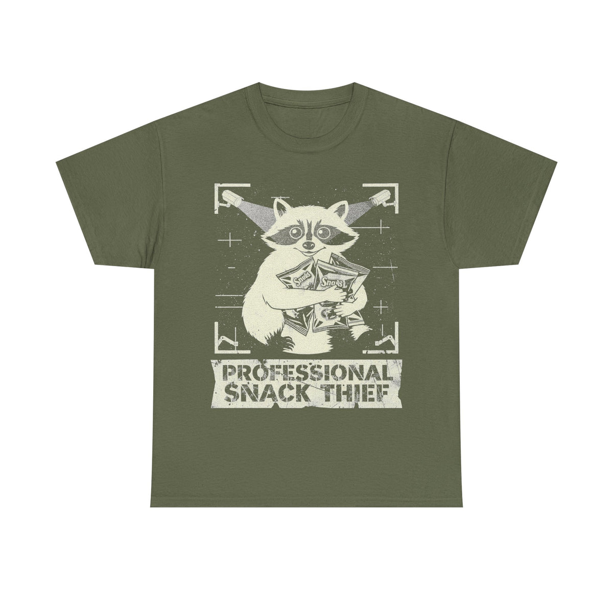 Professional Snack Thief Raccoon T-Shirt