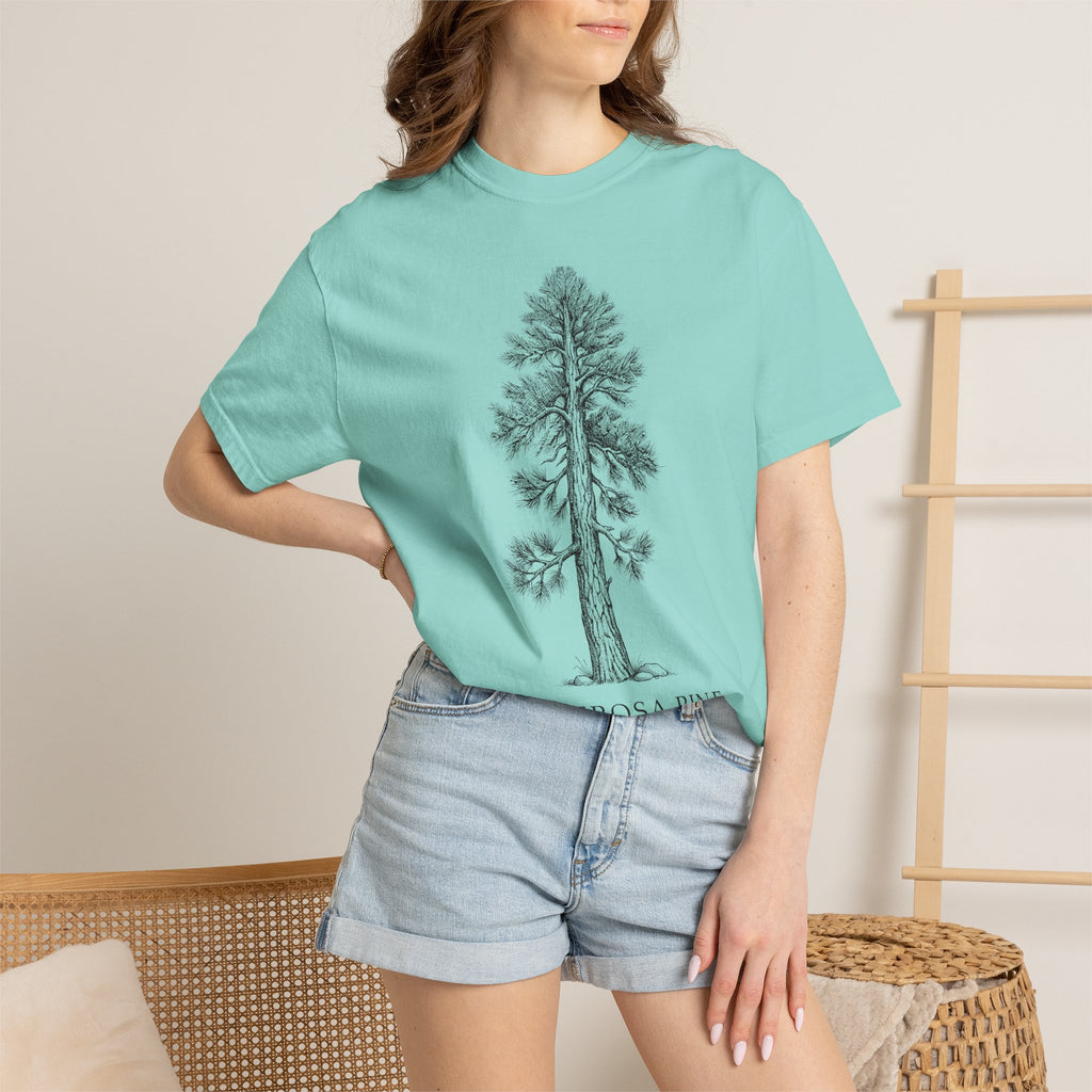 Ponderosa Pine T-Shirt - Pinus ponderosa Botanical Illustration