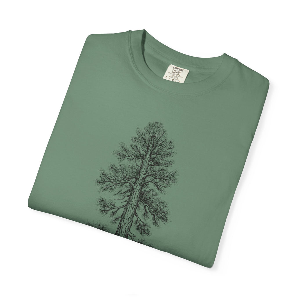 Ponderosa Pine T-Shirt - Pinus ponderosa Botanical Illustration