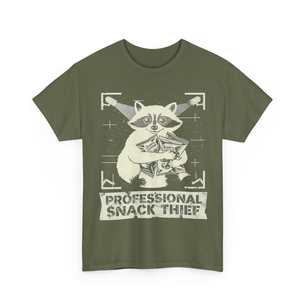 Professional Snack Thief Raccoon T-Shirt