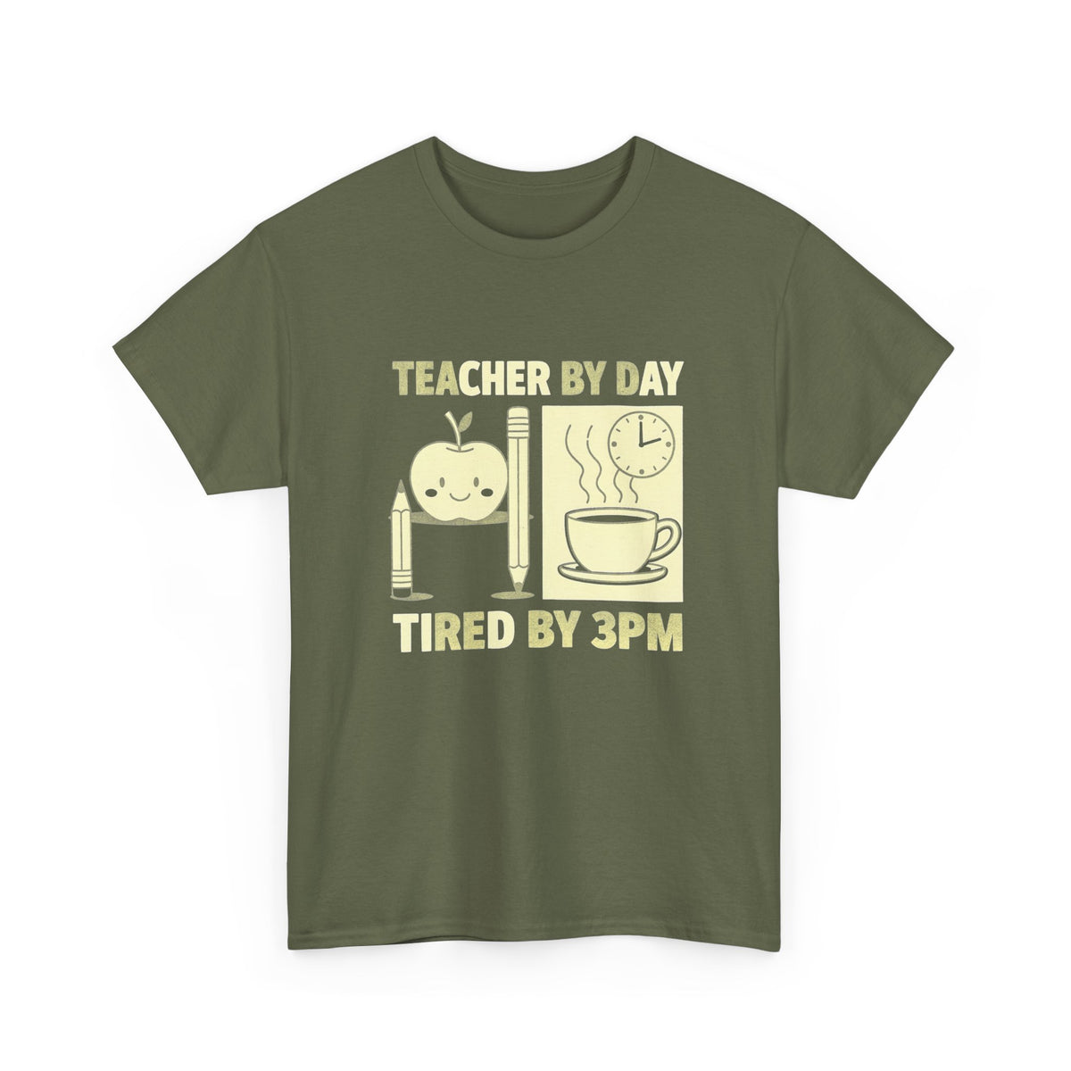 Teacher by Day, Tired by 3PM T-Shirt
