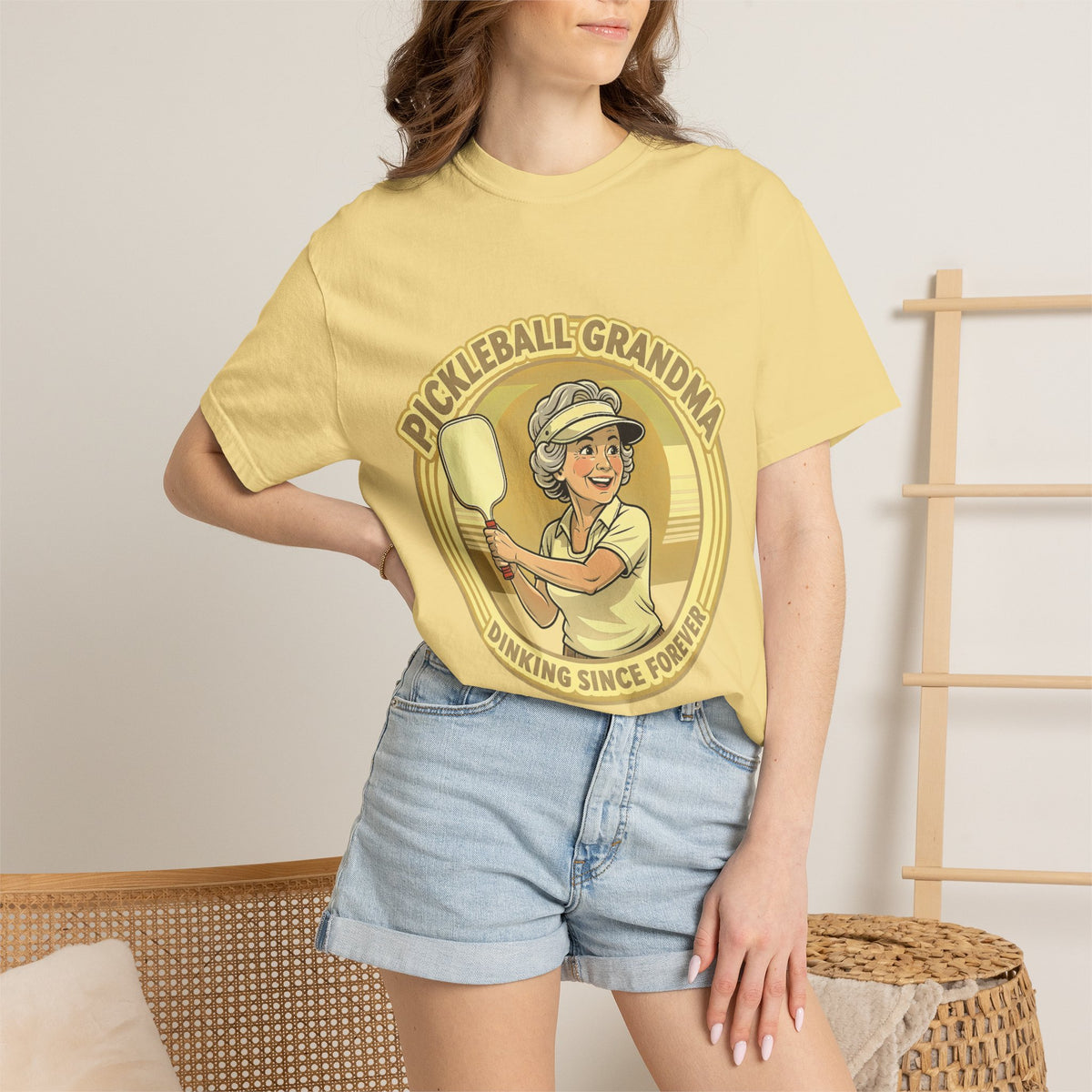 Pickleball Grandma T-Shirt - Dinking Since Forever