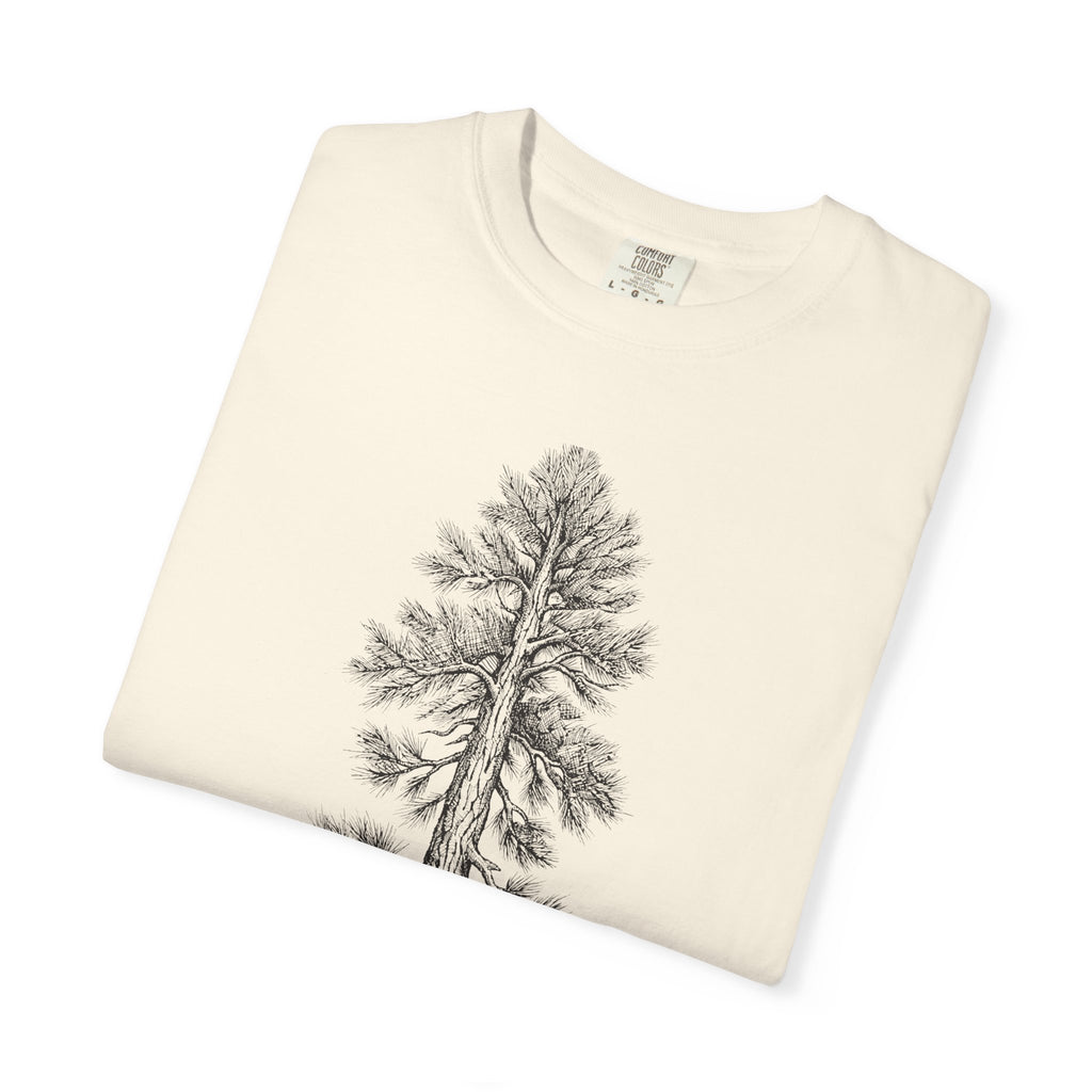 Ponderosa Pine T-Shirt - Pinus ponderosa Botanical Illustration