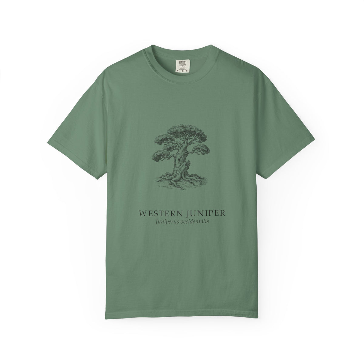 Western Juniper T-Shirt - Juniperus occidentalis Botanical Illustration