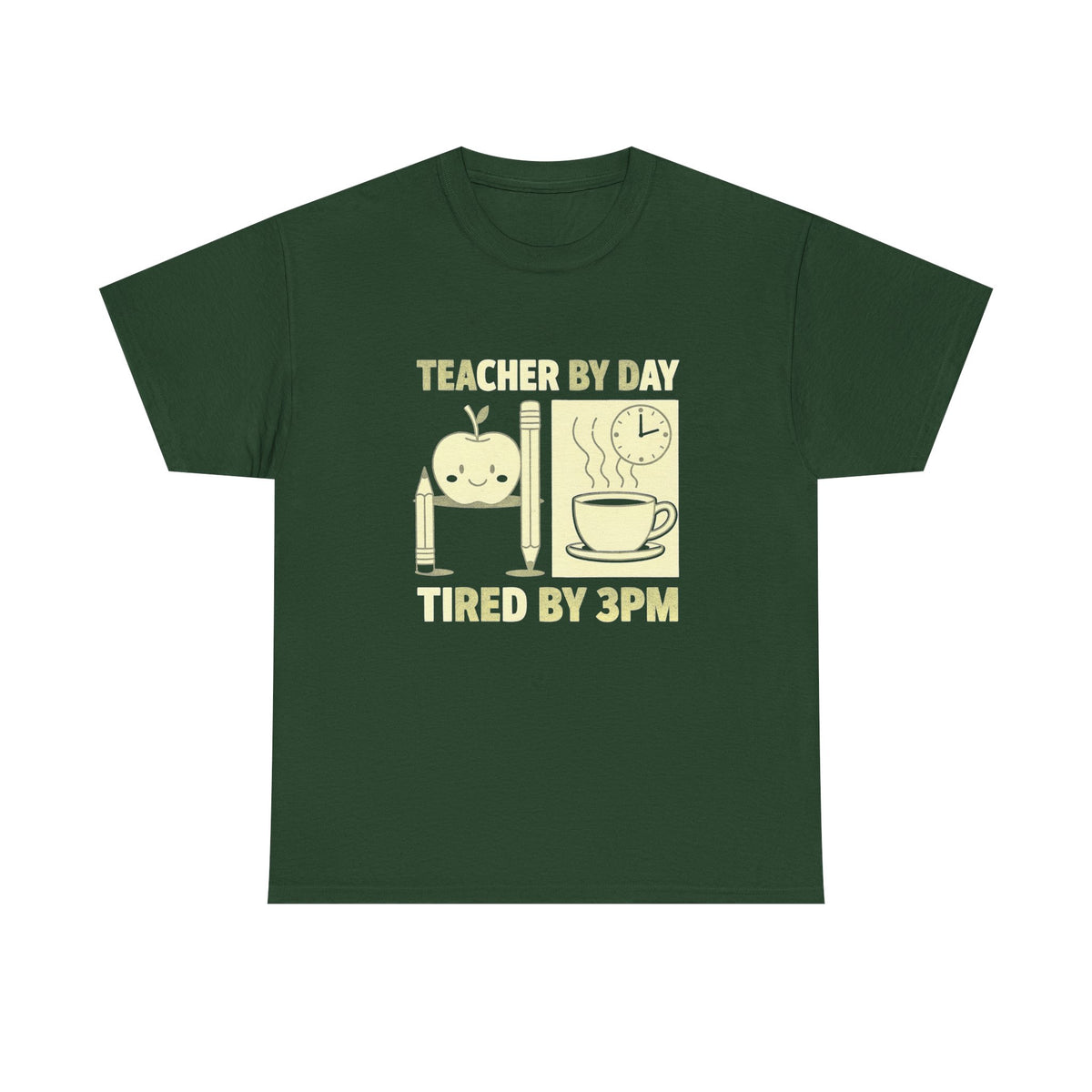 Teacher by Day, Tired by 3PM T-Shirt