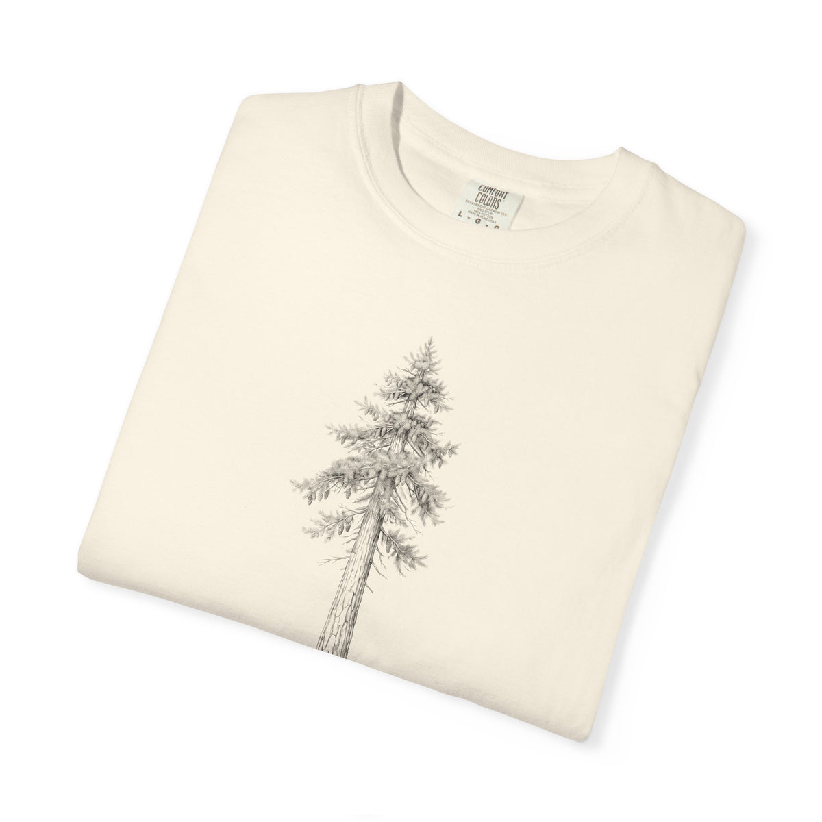 Douglas Fir T-Shirt - Pseudotsuga menziesii Botanical Illustration